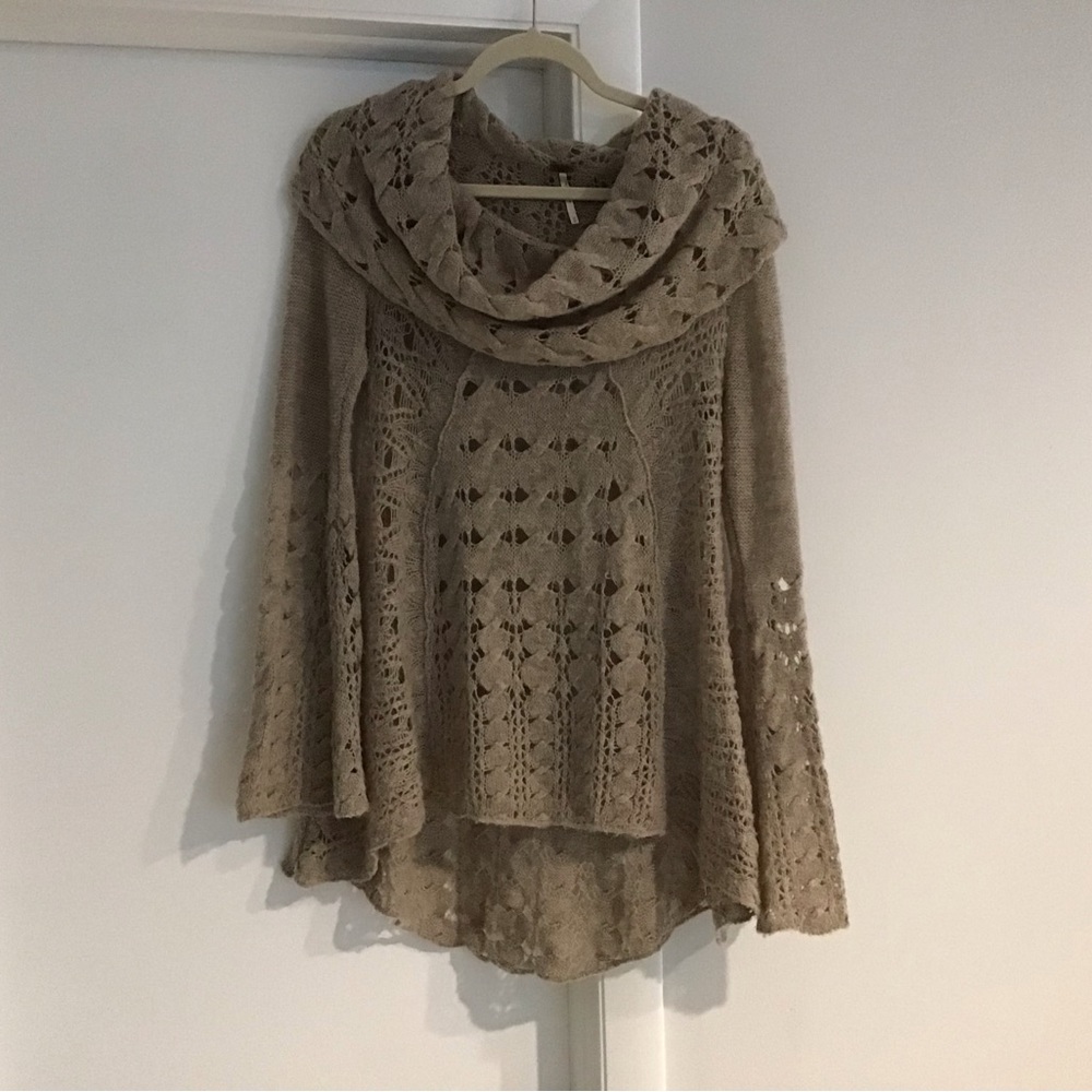 Free People,Cool Grace Cable Sweater